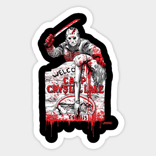 CAMP BLOOD Sticker by ZornowMustBeDestroyed